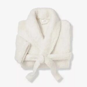 NEW Ulta Ultra Plush Fluffy Soft Cozy Bath Robe in Light Cream Size 1X / 2X Plus